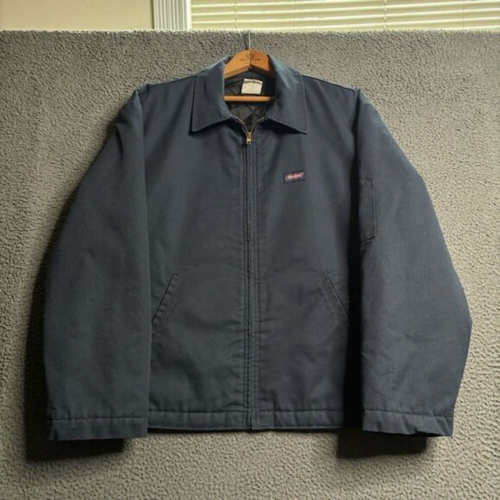Dickies Jacket Mens Large Insulated Eisenhower Coat Quilted Detroit Mechanic